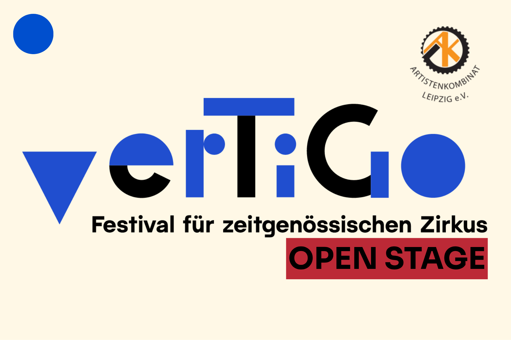 Open Stage – in Kooperation mit dem Artisten Kombinat Leipzig